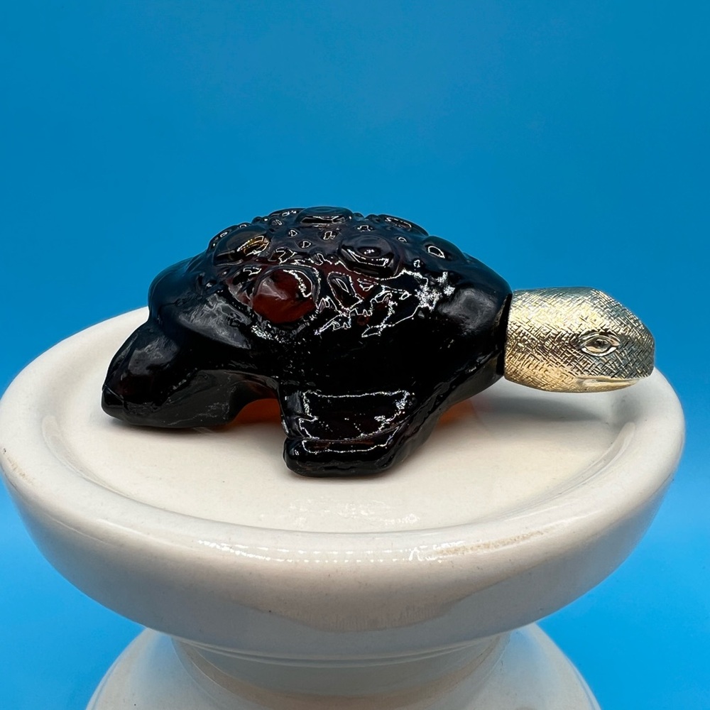Avon Treasure Turtle Bottle 1 fl. oz. Cologne "BIRD OF PARADISE"